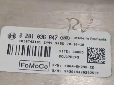 Автозапчастина б/у електронний модуль для ford transit furgón (tts) 290 l2 посилання на oem iam kv6a5h298ce 2442691 