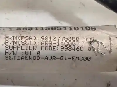 Автозапчасти б/у электронный модуль за citroen ds3 techno style ссылки oem iam 9812775380  