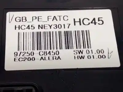 Second-hand car spare part climate control for hyundai i20 active 1.0 tgdi cat oem iam references 97250c8450 97250c8450rdr 