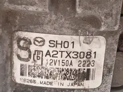 Автозапчастина б/у генератор для mazda cx-5 (kf) 2.2 d посилання на oem iam sh0118300 a2tx3081 