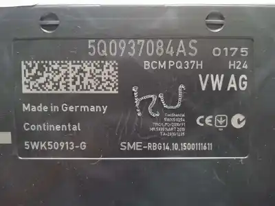 Автозапчастина б/у блок управління комфортом для seat leon st (5f8) x-perience 4drive посилання на oem iam 5q0937084as 5wk50913g 5q0937084asz00