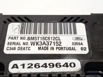 Peça sobressalente para automóvel em segunda mão comando de sofagem (chauffage / ar condicionado) por ford focus lim. (cb8) trend referências oem iam bm5t18c612cl  1866942