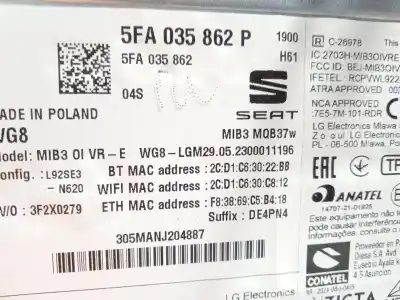 Автозапчастина б/у електронний модуль для cupra formentor (km7) 1.5 tsi посилання на oem iam 5fa035862p  