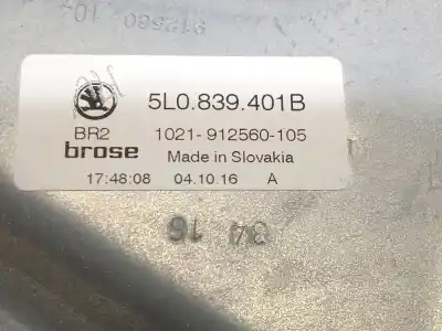 Автозапчастина б/у регулятор склона задній лівий для skoda yeti 1.2 tsi посилання на oem iam 5l0839401b  5l0959811a