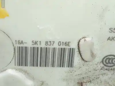 Автозапчасти б/у замок передней правой двери за seat leon st (5f8) 2.0 tdi ссылки oem iam 5k1837016e  