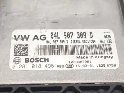Автозапчастина б/у ебу контролер двигуна для seat leon st (5f8) 2.0 tdi посилання на oem iam 04l907309d 0281018498 