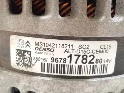 Pezzo di ricambio per auto di seconda mano alternatore per citroen c4 picasso feel riferimenti oem iam 9678178280  