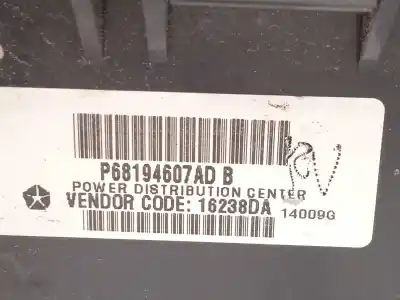 İkinci el araba yedek parçası röle/sigorta kutusu için jeep grand cherokee iv (wk, wk2) 3.0 crd v6 4x4 oem iam referansları p68194607ad  k68194607ad