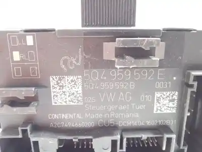 Автозапчасти б/у блок управления комфортом за seat ateca (kh7, khp) 2.0 tdi ссылки oem iam 5q4959592e  