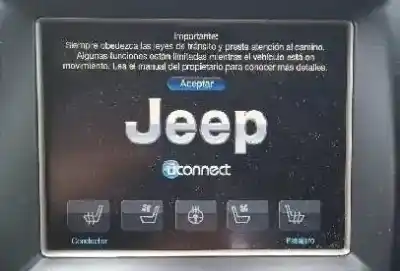 Recambio de automóvil de segunda mano de pantalla multifuncion para jeep grand cherokee iv (wk, wk2) 3.0 crd v6 4x4 referencias oem iam 68224530ag  k68224530ag