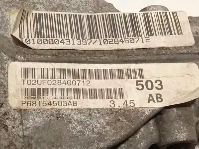 Recambio de automóvil de segunda mano de diferencial delantero para jeep grand cherokee iv (wk, wk2) 3.0 crd v6 4x4 referencias oem iam k68154503ab  p68154503ab