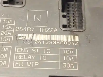 Second-hand car spare part fuse box unit for nissan note acenta oem iam references 284b71hz2a  