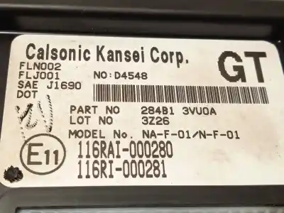 Second-hand car spare part body control unit for nissan note acenta oem iam references 284b13vu0a  