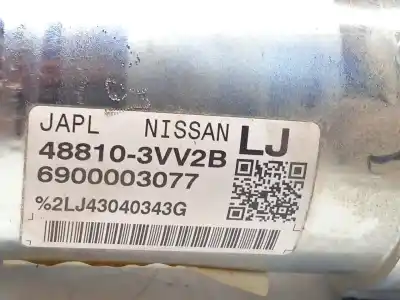 Second-hand car spare part steering column for nissan note acenta oem iam references 488103vv2b  285003vu2b