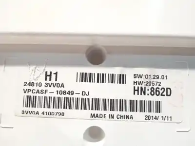 Peça sobressalente para automóvel em segunda mão quadrante por nissan note acenta referências oem iam 248103vv0a  vpcasf10849dj