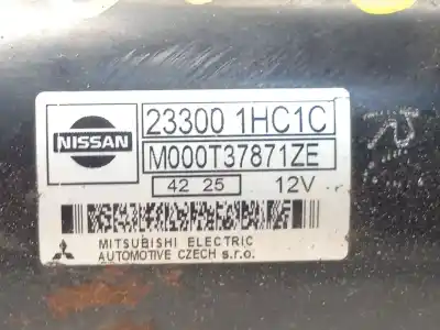 Pezzo di ricambio per auto di seconda mano motorino di avviamento per nissan note acenta riferimenti oem iam 233001hc1c m000t37871ze 