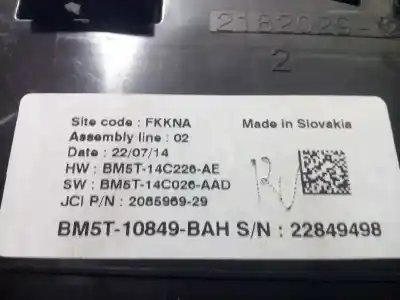 Peça sobressalente para automóvel em segunda mão quadrante por ford c-max titanium referências oem iam bm5t10849bah bm5t10849bah 1879759