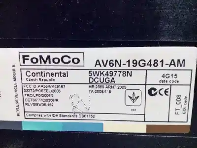 Автозапчасти б/у закрытый распределительный щит за ford c-max titanium ссылки oem iam av6n19g481am 5wk49778n 1829420