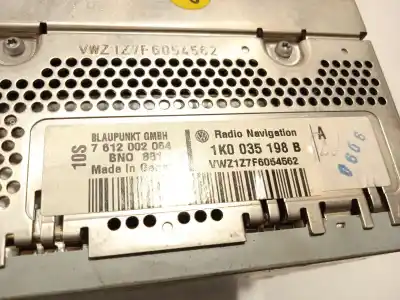 Автозапчастина б/у gps навігаційна система для volkswagen passat variant (3c5) trendline посилання на oem iam 1k0035198b 7612002064 