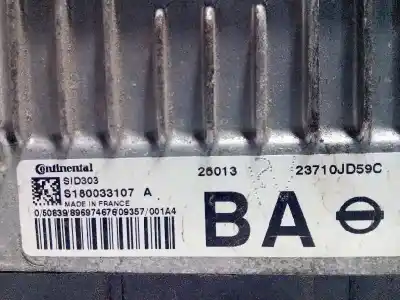 Автозапчасти б/у блок управления двигателем за nissan qashqai (j10) acenta ссылки oem iam 23710jd59c s180033107a 