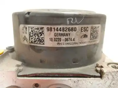 Second-hand car spare part abs for citroen c-elysee (dd_) 1.2 vti 82 oem iam references 9814482680 10022006744 10091539463