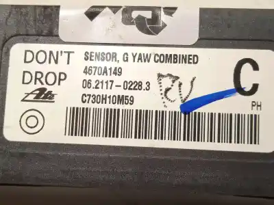 Автозапчастина б/у комплектор esp для mitsubishi asx (ga_w_) 1.8 di-d (ga6w) посилання на oem iam 4670a149 c730h10m59 