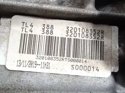 Pezzo di ricambio per auto di seconda mano riduttore per renault captur ii (hf_) tce 160 (hfn1) riferimenti oem iam tl4388  320108352r