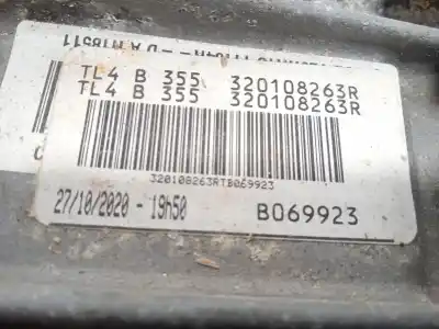 Second-hand car spare part gearbox for dacia duster (hm_) 1.3 tce 130 (hmmf) oem iam references tl4355  320108263r