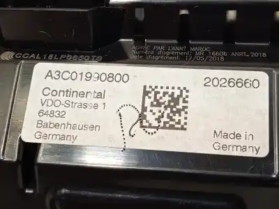 Second-hand car spare part dashboard for vw t-roc (a11, d11) 1.5 tsi oem iam references 17a920790b a3c01990800 