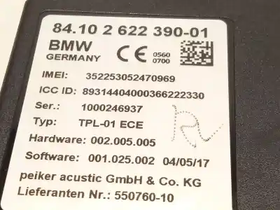 Автозапчастина б/у електронний модуль для mini mini descapotable (f57) one посилання на oem iam 84102622390  2622390