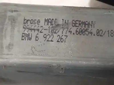 Second-hand car spare part driver left window regulator for bmw 5 (e60) 530 i oem iam references 6922267  