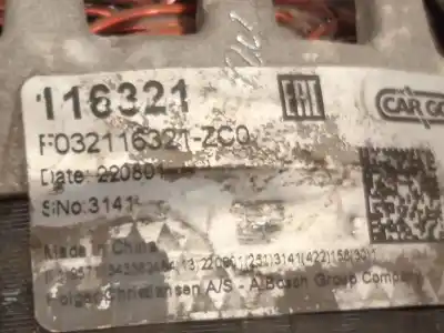 Pezzo di ricambio per auto di seconda mano alternatore per iveco daily v furgón 29s13, 29l13, 35c13, 35s13, 40c13, 40s13 riferimenti oem iam f032116321 116321 504009978
