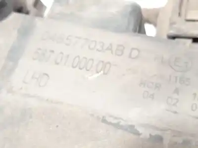 Автозапчастина б/у ліва фара для chrysler voyager iv (rg, rs) 2.5 crd посилання на oem iam 04857703ab  k04857703ab