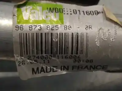 Pezzo di ricambio per auto di seconda mano tiranti e motorino del tergicristallo anteriore per citroen c4 lim. seduction riferimenti oem iam 9687382580  