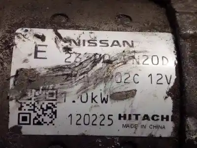 İkinci el araba yedek parçası motor çalisiyor için nissan qashqai (j10) tekna sport 4x4 oem iam referansları 23300en20d  