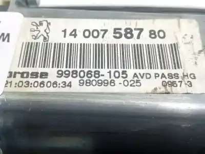 Second-hand car spare part passenger side right window regulator for citroen c8 (ea_, eb_) 2.2 hdi oem iam references 1400758780 998068105 