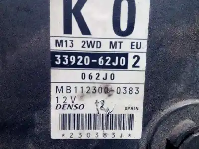 Pezzo di ricambio per auto di seconda mano centralina motore per suzuki swift berlina (mz) * riferimenti oem iam 3392062j02 mb1123000383 3392062j0