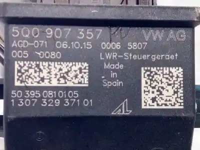 Peça sobressalente para automóvel em segunda mão centralina de luzes por audi a3 sportback (8va, 8vf) 1.6 tdi referências oem iam 5q0907357  