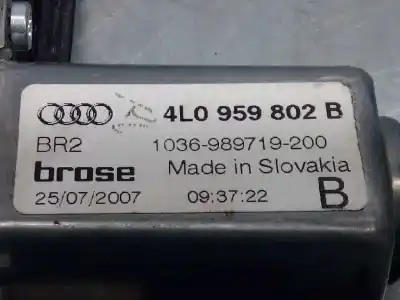 Second-hand car spare part passenger side right window regulator for audi q7 (4l) 3.0 tdi oem iam references 4l0837462a 4l0959802b 