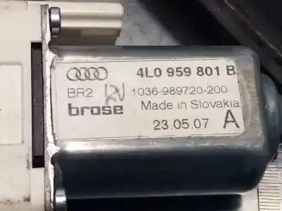 Second-hand car spare part driver left window regulator for audi q7 (4l) 3.0 tdi oem iam references 4l0837461a 4l0959801b 