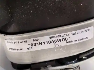Pezzo di ricambio per auto di seconda mano air bag anteriore sinistro per volkswagen tiguan (5n1) 2.0 tdi riferimenti oem iam 5n0880201 5n08802011qb 