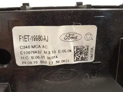 Second-hand car spare part climate control for ford focus iii 1.5 tdci oem iam references f1et19980aj  2149908