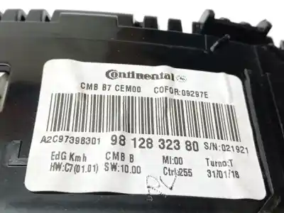 Peça sobressalente para automóvel em segunda mão quadrante por citroen c4 lim. tonic referências oem iam 9812832380 a2c97398301 