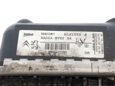 Peça sobressalente para automóvel em segunda mão radiador de água por citroen c4 lim. tonic referências oem iam 9800477280 m161553 