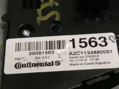 Автозапчасти б/у климат-контроль за opel mokka x selective start/stop ссылки oem iam 39081563  
