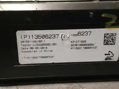 Автозапчастина б/у електронний модуль для opel mokka x selective start/stop посилання на oem iam 13506237  