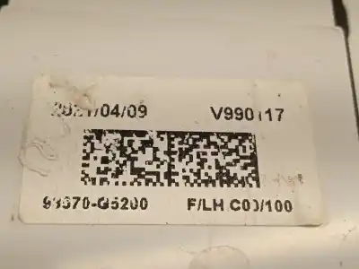 Second-hand car spare part left front power window switch for kia niro (de) 1.6 gdi hybrid oem iam references 93570g5200  