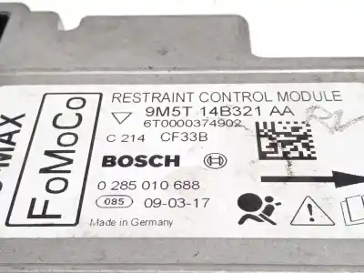 Second-hand car spare part airbag control unit for ford c-max (dm2) 1.6 tdci oem iam references 9m5t14b321aa 0285010688 1667756