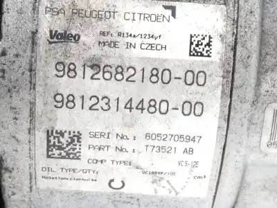 Автозапчастина б/у компресор кондиционера для citroen c4 grand picasso ii (da_, de_) 1.2 thp 130 посилання на oem iam 9812682180 9812314480 
