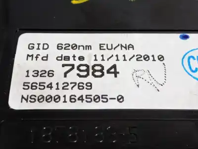 Автозапчастина б/у багатофункційний дисплей для opel astra j (p10) 1.7 cdti (68) посилання на oem iam 565412769  